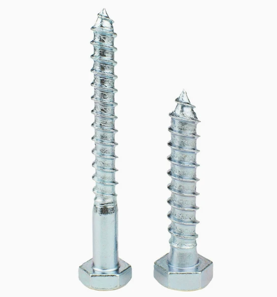Wholesale DIN 571 Hex Lag Screws Carbon Steel Zinc Plated Self Tapping Wood Screws best